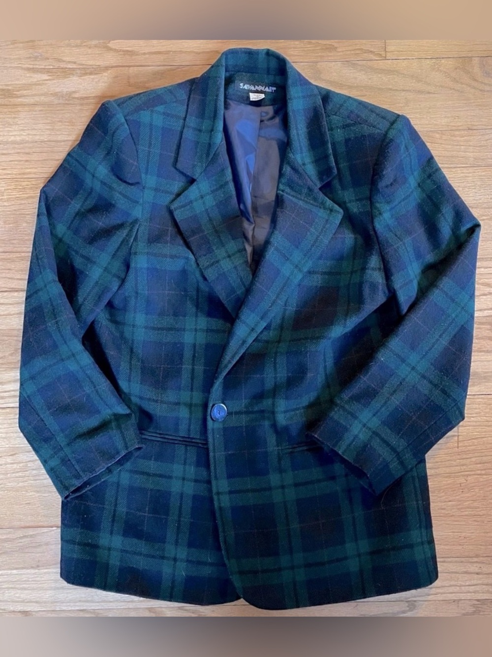 Preppy Plaid Blazer
